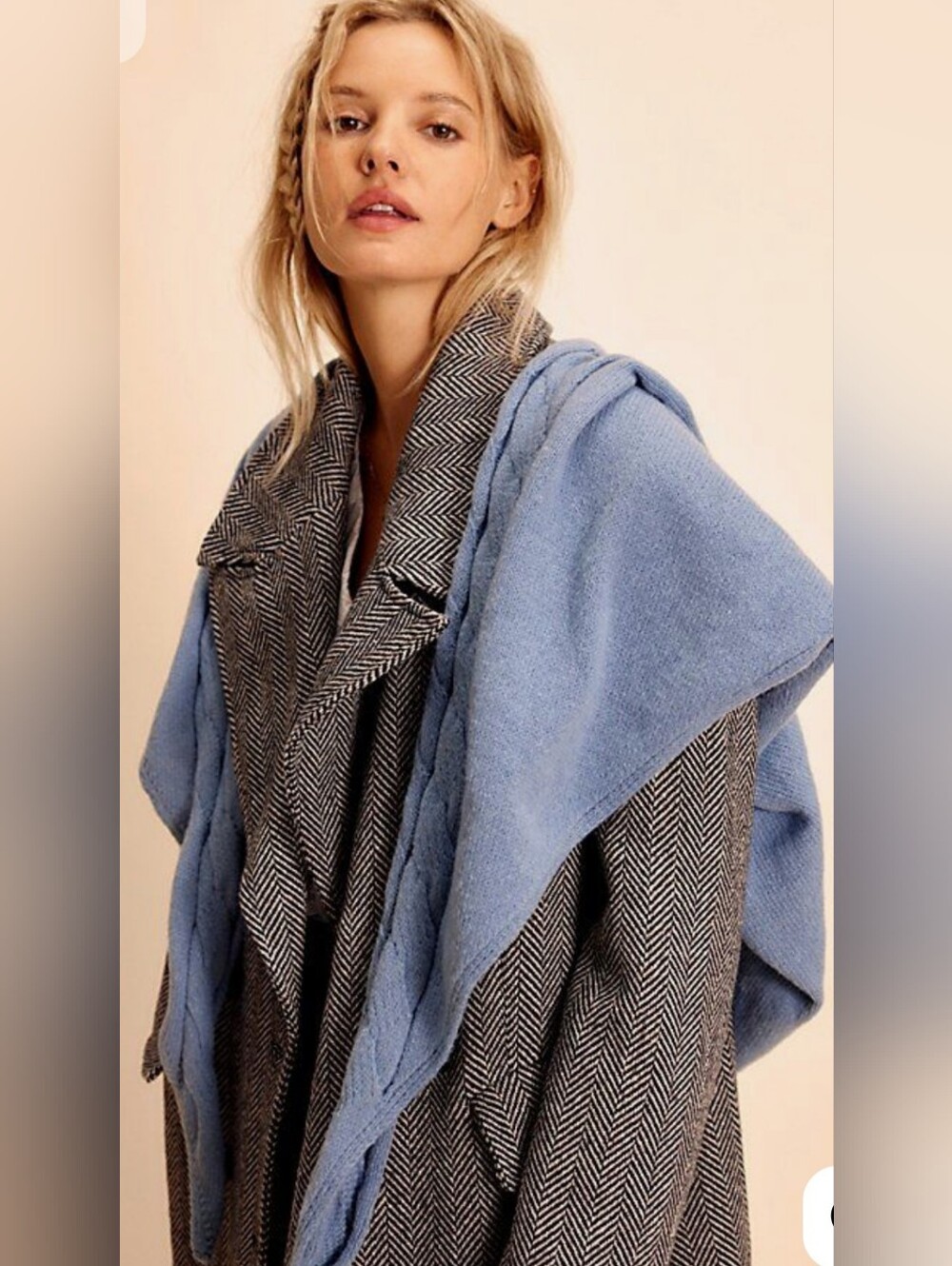 Free People Coastline Cable Knit Scarf